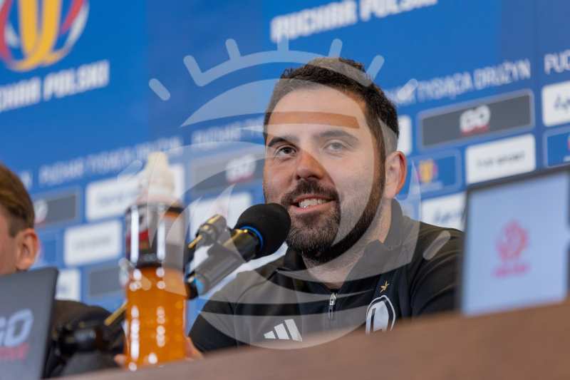 Piłka Nożna: Puchar Polski. Konferencja prasowa Legii Warszawa przed finałem Pucharu Polski - Agencja Fotograficzna